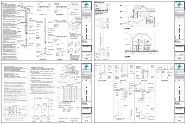 PERMIT PLANS SET FOR SINGLE FAMILY RESIDENCE - GA. – image 4 of 6