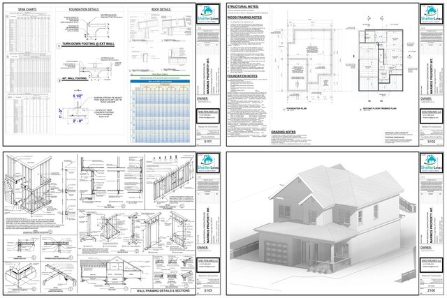 PERMIT PLANS SET FOR SINGLE FAMILY RESIDENCE - GA. – image 5 of 6