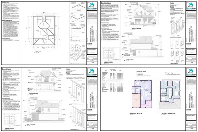 PERMIT PLANS SET FOR SINGLE FAMILY RESIDENCE - GA. – image 3 of 6