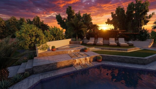 Backyard-landscape-design-ramada-gazebo-pergola- – image 6 of 15