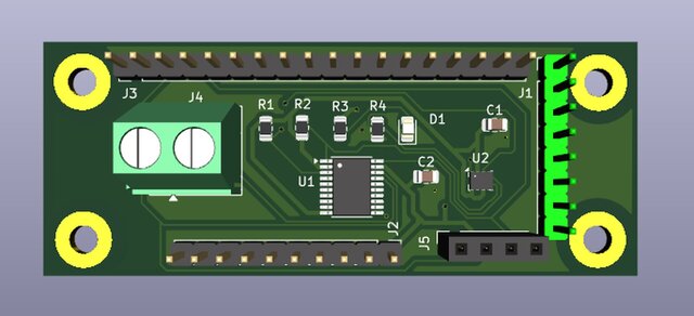 3D model of High-Reliability Custom Arduino Mega 2560 Sensor Shield