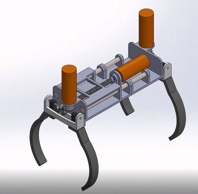 3D model of Non destructive pipeline inspection Robot