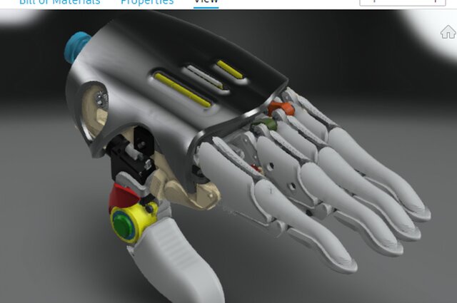 Bionic Hand Prosthesis — Advanced Surface Modeling