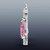 Pair of Pink Tourmaline Earrings in 14K White Gold with Melee Diamonds