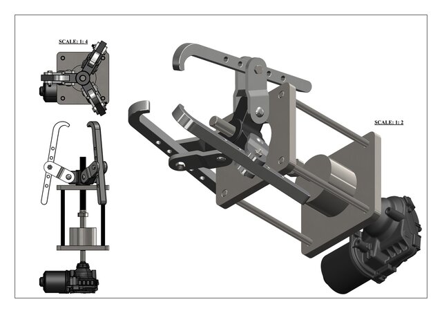 Motorized bearing puller