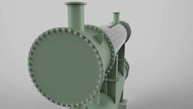 3D model of TEMA Heat Exchanger - Sugar Industry