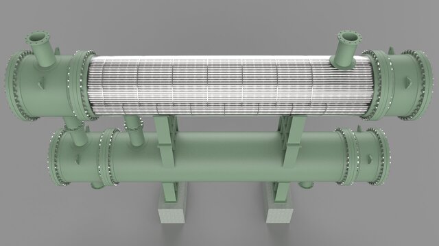 3D model of TEMA Heat Exchanger - Sugar Industry