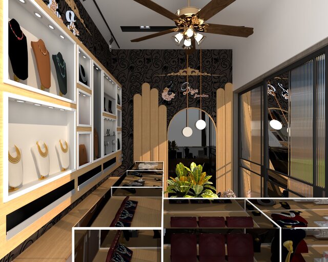 Interior Design of Jewellery Shop