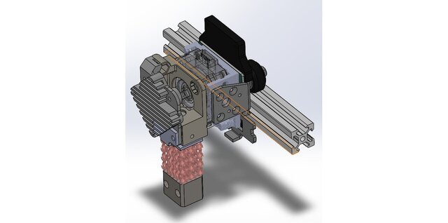 3D model of High-Temperature Extrusion System — Academic Project in Progress