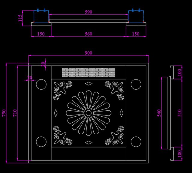3D model of home lift