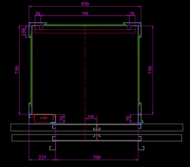 3D model of home lift