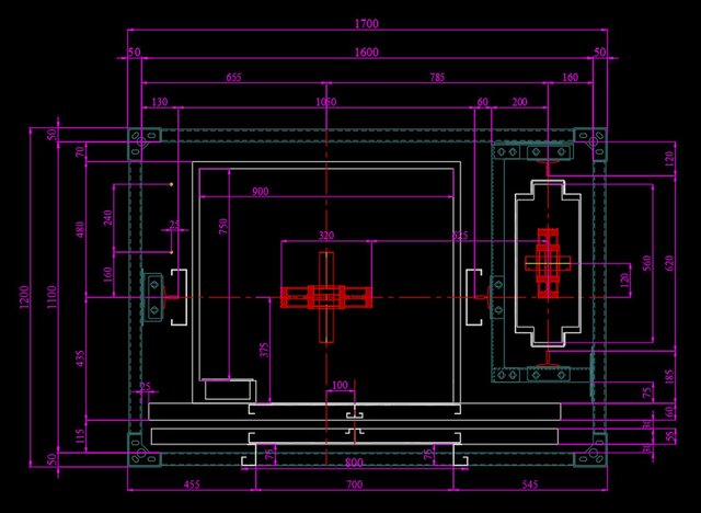 3D model of home lift