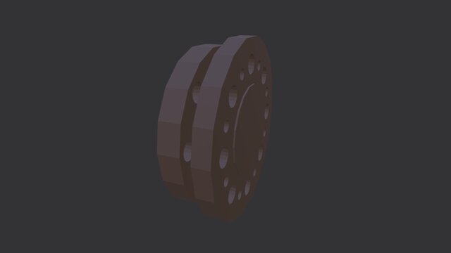 3D model of Pneumatic Actuator Housing