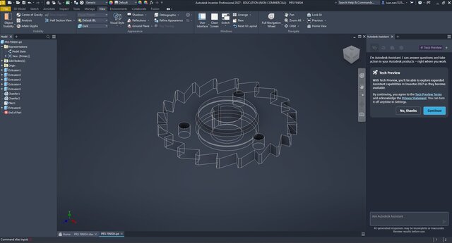 Chain Sprocket - 3D CAD Modeling & Techanical Drawing – image 3 of 3
