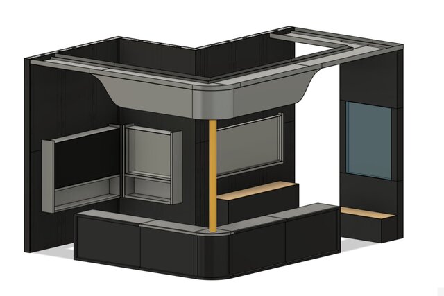 3D model of Exhibition stand