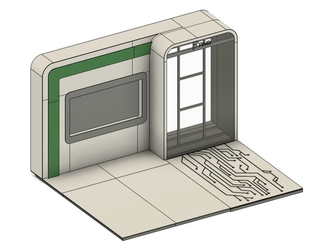 3D model of Exhibition stand