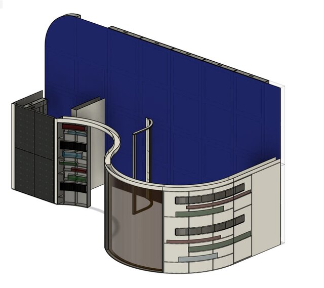 3D model of Exhibition stand