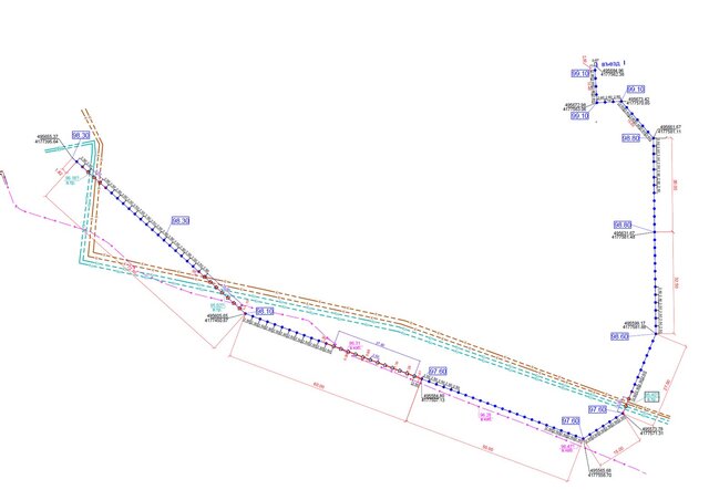 3D model of Redesign of Fence Alignment to Avoid 10kV Underground Cables – Full Engineering Solution