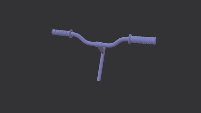 3D model of bicycle-handlebar-design