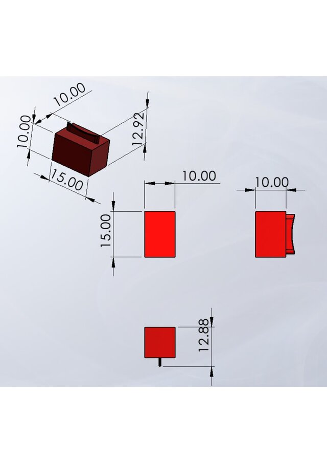 3D model of EDM Electrode Design for Plastic Injection Mold | SolidWorks