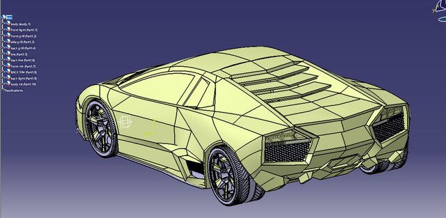 3D model of Lamborghini Reventón