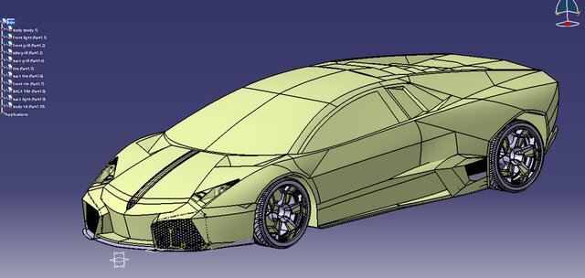 3D model of Lamborghini Reventón