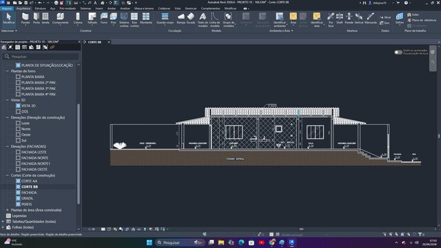 3D model of BIM development of structural and architectural foundation system
