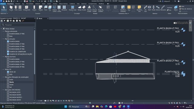 3D model of BIM development of structural and architectural foundation system