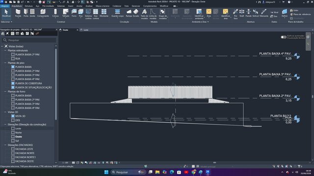 3D model of BIM development of structural and architectural foundation system