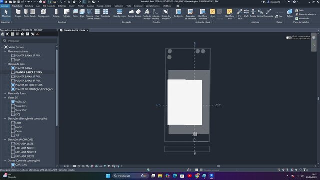 3D model of BIM development of structural and architectural foundation system