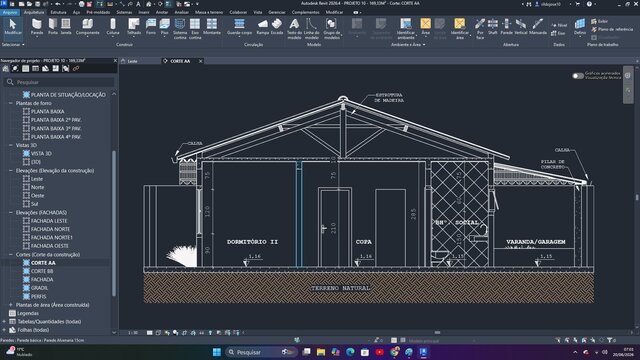 3D model of BIM development of structural and architectural foundation system