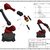 Industrial Robot Arm 3D modeling