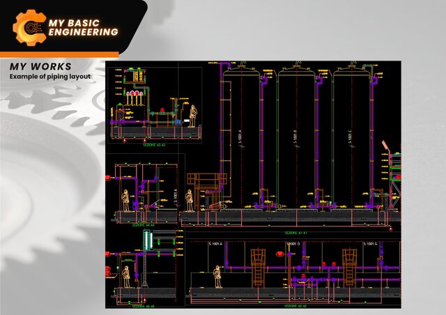 Example of Piping Layout – image 1 of 3