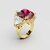 Custom Cocktail Ring: 2D Sketch to 3D CAD