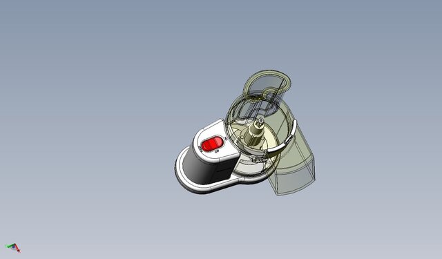 3D model of motor-casing