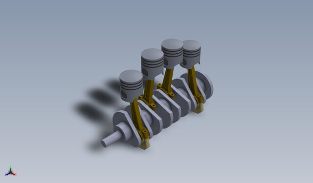 3D model of motor-casing