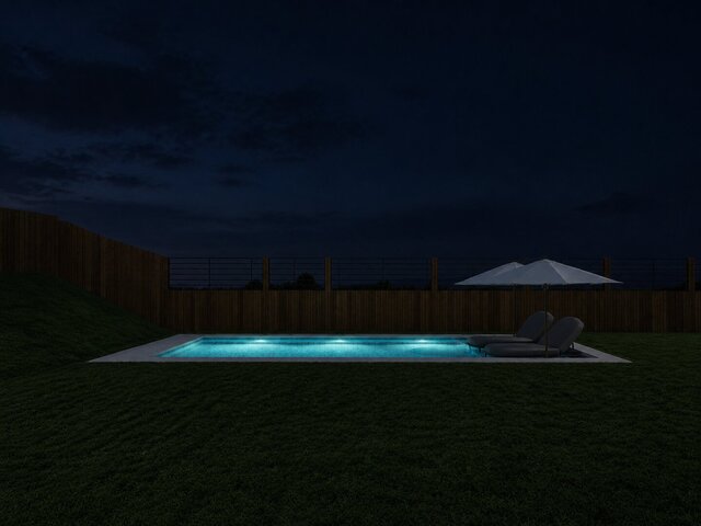 Residential Pool Visualization Portfolio | Revit, Lighting & Permit Plans – image 9 of 11