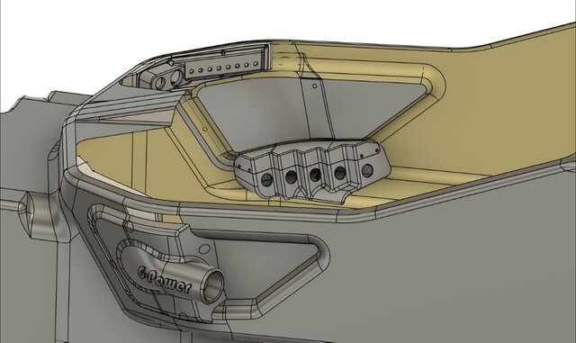3D model of Carbon Fiber Monocoque