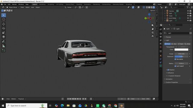 3D model of Futuristic Jaguar XJ Series 3 Redesign
