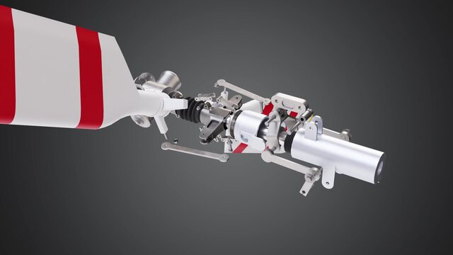 Helicopter Rotor Head: Exploded View Animation – image 5 of 6