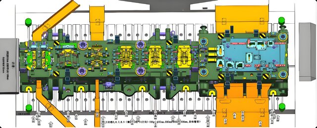 Cast Iron Robotic Transfer Stamping Die | Automotive Tooling | Full UG NX Design