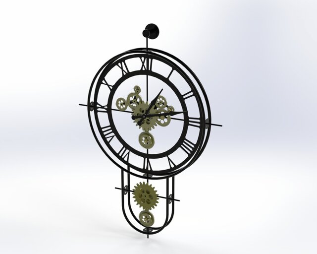 Mechanical Gear Clock