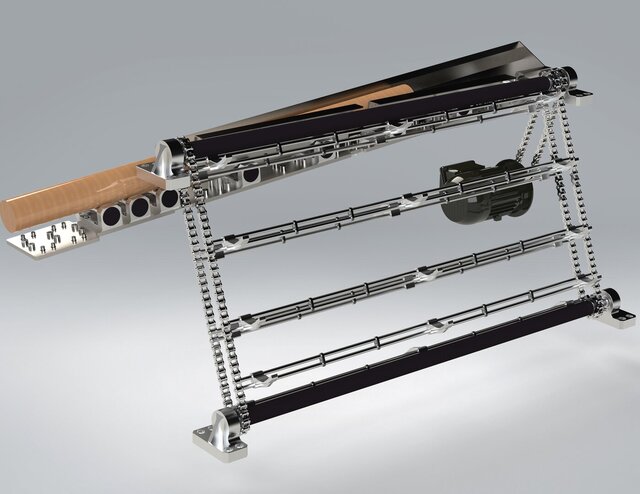 3D model of The Saw Machine Design