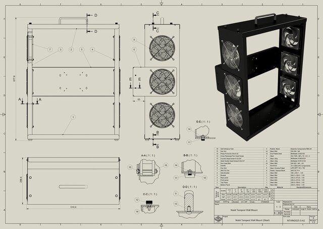 3D model of Filter Box Wall Mount