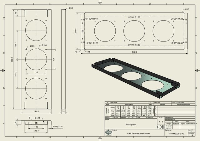 3D model of Filter Box Wall Mount
