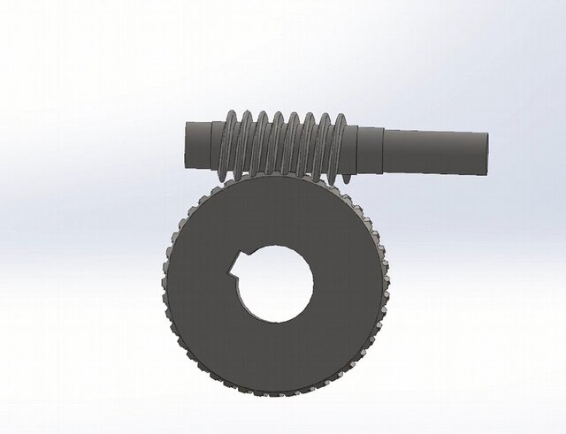 Worm Gear Animation