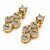 Luxury Diamond Drop Earrings – Gold Jewelry CAD Design