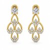 Luxury Diamond Drop Earrings – Gold Jewelry CAD Design design by kishankar