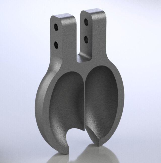 Pelton wheel blade