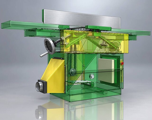 Wood Planer Retrofit | Mechanical Design & Machine Modernization – image 4 of 9